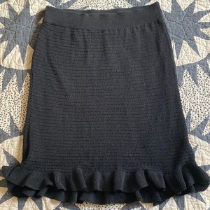 Anthro Crochet Knit Skirt